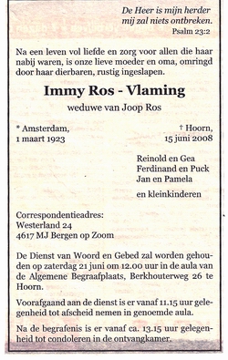 Immy Ros-Vlaming